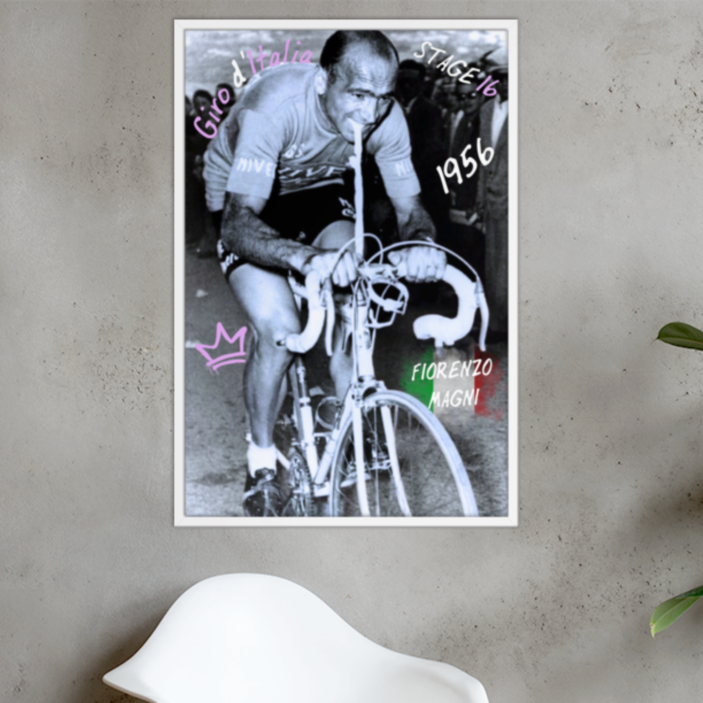 CHEWIN' STEM - Framed Artwork [White]