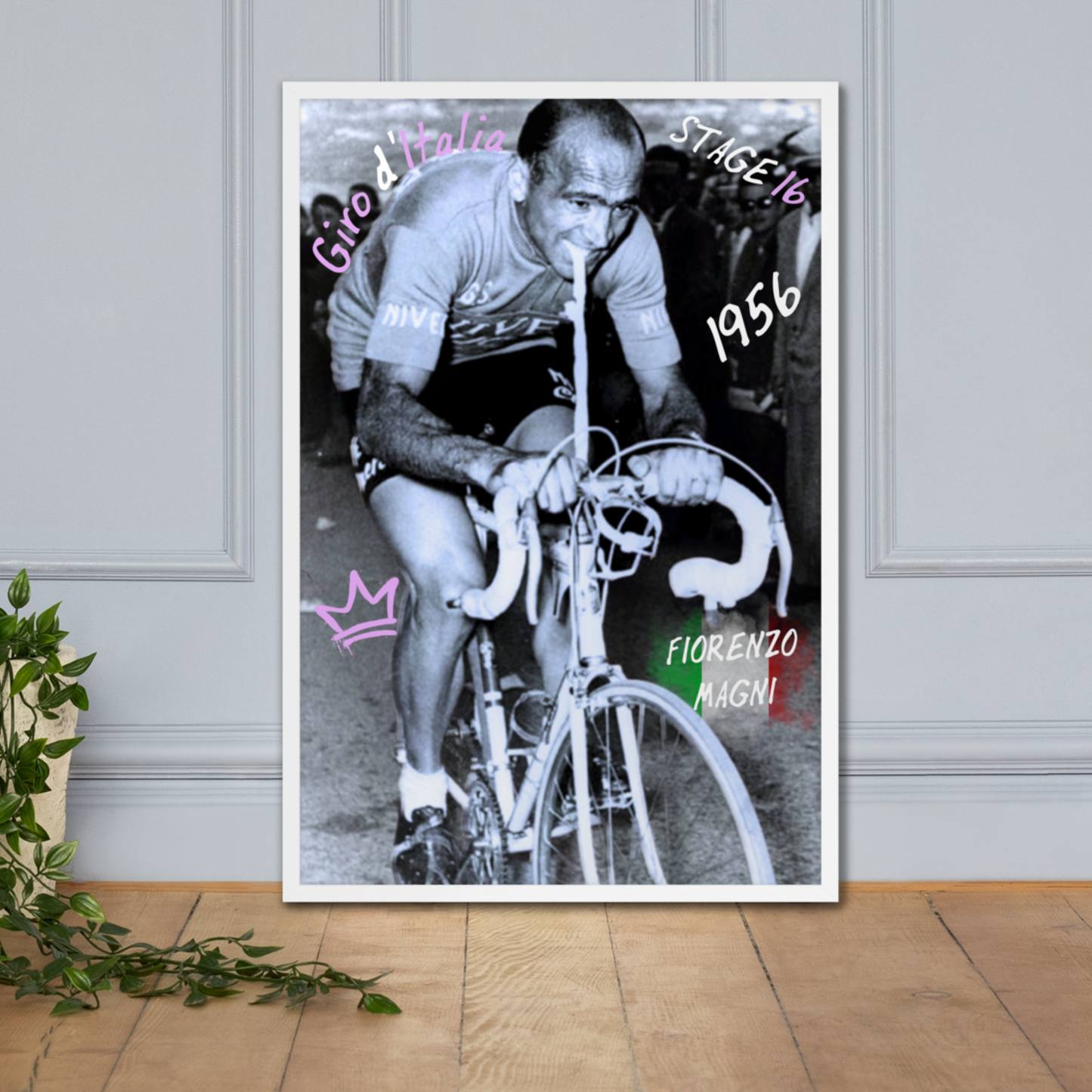 CHEWIN' STEM - Framed Artwork [White]